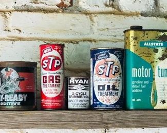 Vintage cans. 