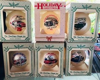 Racing greats Christmas ornaments 