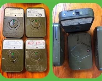 WW2 original set of 4 kodak magazines type g as used by the military.  1933-36      these could be loaded with 16mm film and put back into service with your kodak cine 16mm magazine camera.