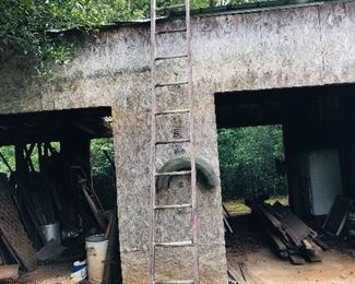 Wooden ladders all sizes and aluminum ladders