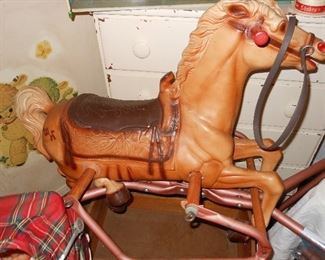 Vintage Wonder Horse bouncing/rocking horse