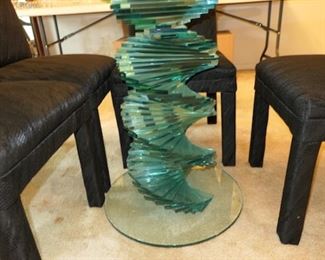 Modern Glass Table/Chairs