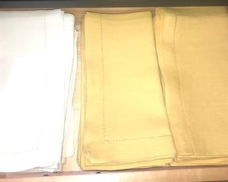 There is a large amount of linens from Sferra Brothers