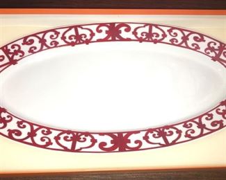 This is that lovely fish platter by Hermes.
