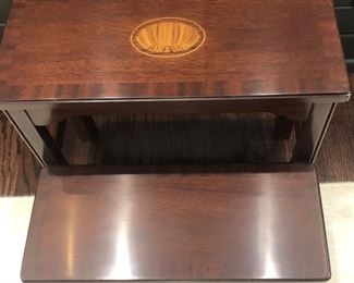 I believe there are four of these amazing step stools in the home, perfect for us shorties. Look at the craftsmanship!