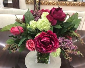 This bouquet was made by Diane James Home Couture, purchased for $500 ea. - there are about five of these arrangements in the home.