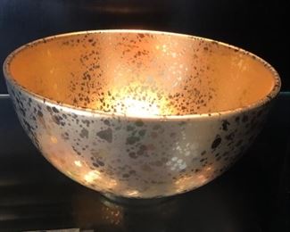 Oh gosh, we have two of these spectacular bowls, from L'Objet, and they look awesome displayed under a spotlight as you can see by this photo. We also have the original boxes.