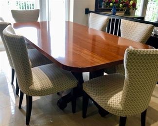 Stunning Dinette or Dining Table & upholstered chairs.