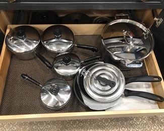 Revere Ware and All Clad. What more could you ask for?