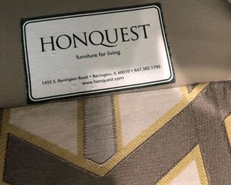 Apparently they bought the chairs at Richard Honquest, formerly of Barrington.