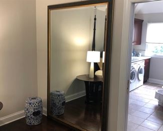 Ginormous mirror. This will need to be professionally moved by a glass mover. But boy will it be worth it!