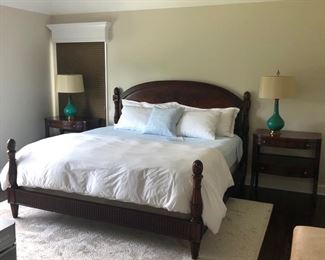 Another Super-Nice Bed and furniture from Henkel Harris. And We are crazy over those mid-century lamps.