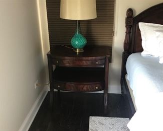 I'm a fan of these darling Mid Century Green Lamps. We have two.