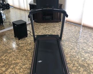 Nordic Trac Treadmill, with all the bells and whistles, and also corner unit beyond this and the 55” LG TV for sale