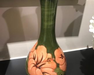 Moorcroft Hibiscus Vase