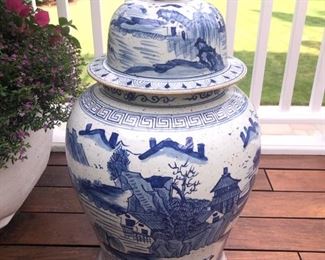 One of two large urns from FrontGate