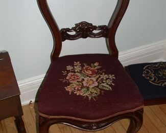 Needle point Side Chair