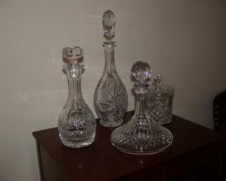 Crystal Decanters, Waterford Ships Decanter