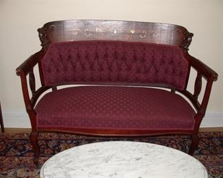 Settee to Parlor set