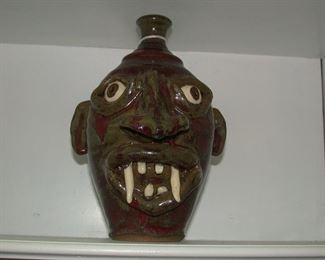 Face jug by Kit Vanderwal, Lantern Hill Pottery