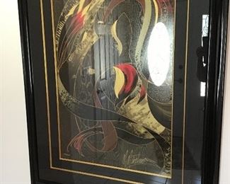 Low Edition Signed/Numbered Serigraph by Martiros Manoukian  ~ An Armenian artist now living in the United States, is one of an elite group of renowned artists who has had thousands of original works collected worldwide. He is one of the most successful artists in The Far East, United States and Europe. He has participated in numerous international exhibitions and received many honours and awards. "Beauty will not save the world, but the world should save Beauty". This is the thought that motivates one of the most famous modern artists of our time.


