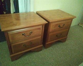 Matching nightstands to small bedroom set