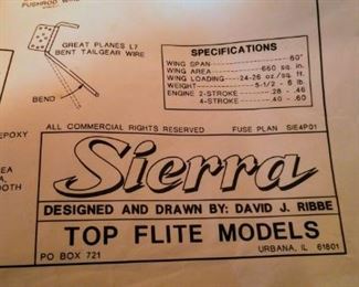 Sierra Top Flight Models SIE4P01