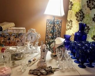 Decor and Blue Glass