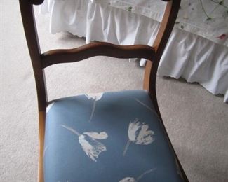 5 ROSE BACK CHAIRS