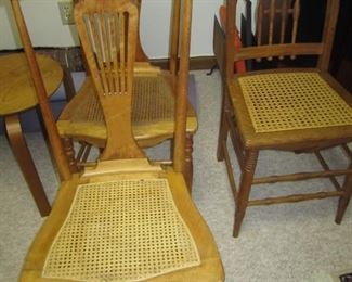 MISC ANTIQUE CHAIRS