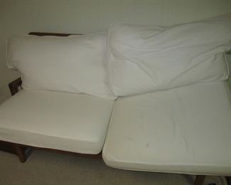 THESE POTTERY BARN CUSHIONS WERE LEFT AFTER THEY LOADED THE SOFA.  IF YOU PURCHASED THIS ITEM PLEASE CALL JOAN