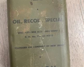 WWII era oil can