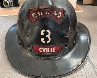 Antique 1930s Fire Helmet (Charlottesville, NY Fire Department)