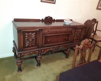 1940's Set Matching Sideboard
