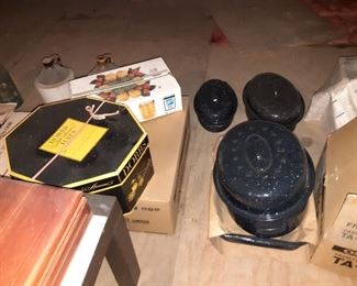 Enamel Cookware, Antique Hats