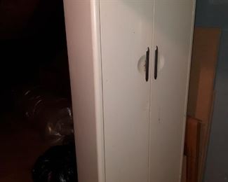 We have a lot of vintage metal cabinets at this sale
