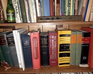 There are a lot of antique books here including children's, Medical books, gardening books, cookbooks