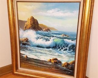 Gorgeous seascape oil painting
