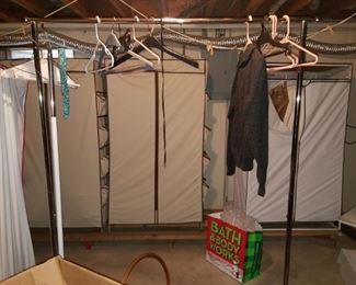 Clothing storage racks