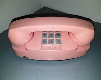 Vintage retro pink princess touch tone phone