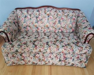 Upholstered loveseat