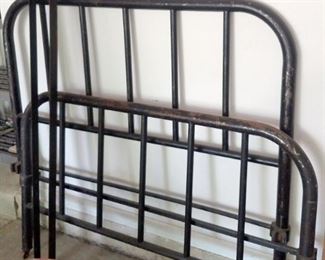 Iron headboard set with frame