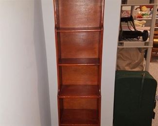 Cute small wood bookcase