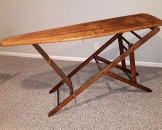 Antique ironing board