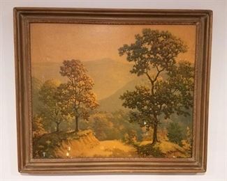 Vintage framed art