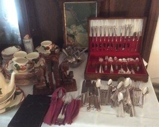 Five set of vintage flatware