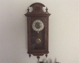Oak clock
