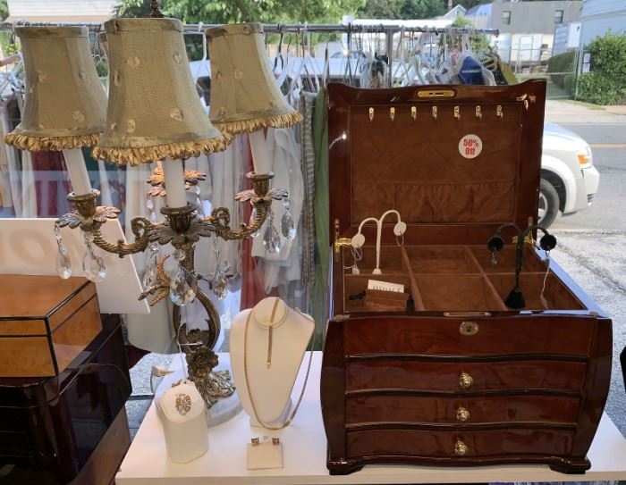 Lamps and Jewelry Boxes - SALE 50% OFF