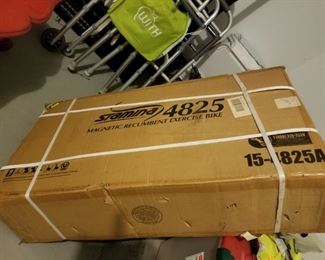 New in box exercise bike