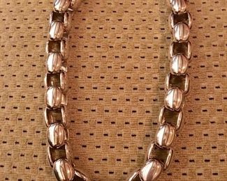 Chanel - rare sterling silver necklace